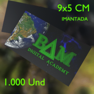 Tarjetas Imanadas y Troqueladas (1000 unds, Cote 350gr)