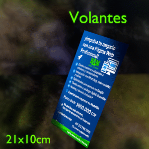 Volantes Tradicionales 4x4 Cote 150gr 21x10 (1000 unds)