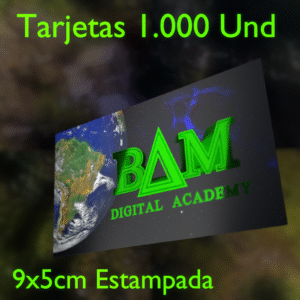 Tarjetas Estampada Foil 2 Lados (1000 unds, Cote 350gr)